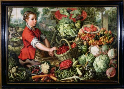 O vendedor de vegetais de Joachim Beuckelaer